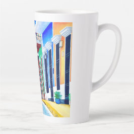 Taza De Café Latte ¡Viva Puerto Rico!