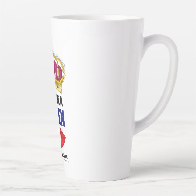 Taza De Café Latte Vive Como Un Café Reina. (Derecha)