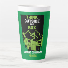 Taza De Café Latte Vivienda de contenedor de envío