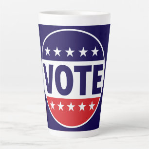 Taza De Café Latte VOTA — Haz Oír Tu Voz