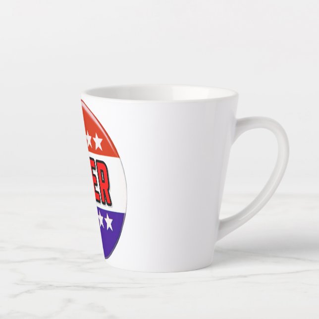 Taza De Café Latte Votante (Derecha)