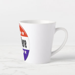 Taza De Café Latte Votar aquí