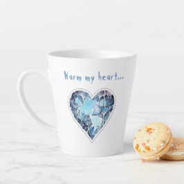 Taza De Café Latte Warm my icy heart, personnalisé