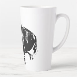 Taza De Café Latte Warmth While Waiting