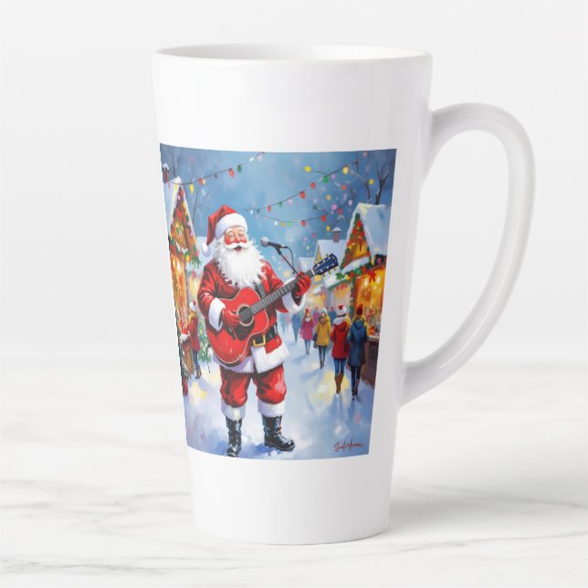 Taza De Café Latte „Weihnachtliche Harmonie“ (Derecha)
