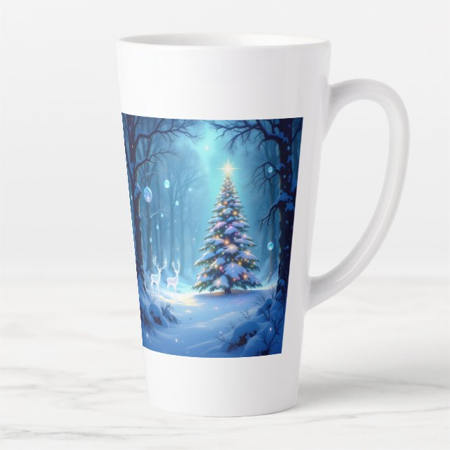 Taza De Café Latte „Weihnachtliche Harmonie“ (Derecha)
