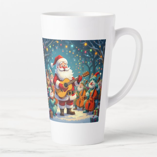 Taza De Café Latte „Weihnachtliche Harmonie“ (Derecha)