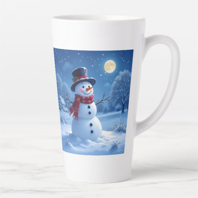 Taza De Café Latte „Weihnachtliche Harmonie“ (Derecha)