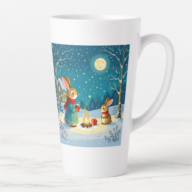 Taza De Café Latte „Weihnachtliche Harmonie“ (Derecha)