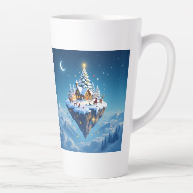 Taza De Café Latte „Weihnachtliche Harmonie“ (Derecha)