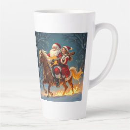 Taza De Café Latte „Weihnachtliche Harmonie“