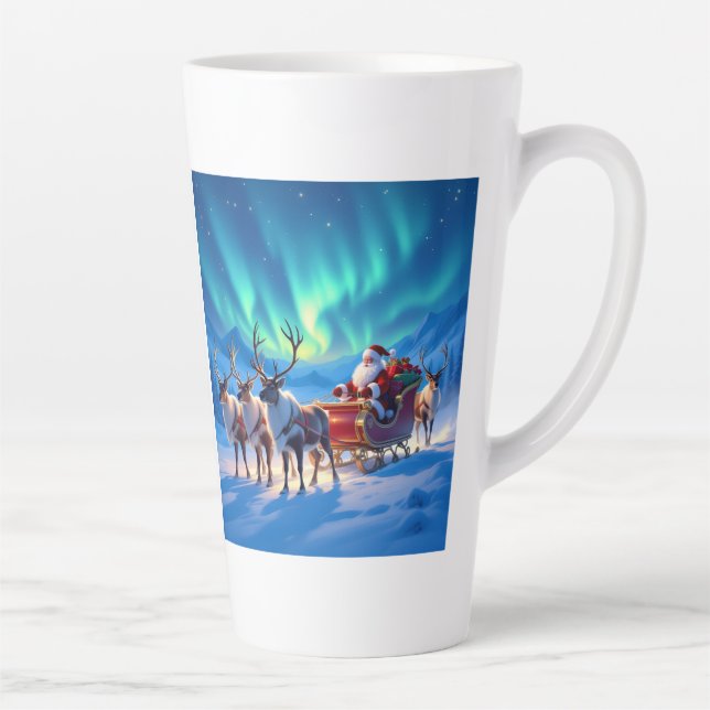Taza De Café Latte „Weihnachtliche Harmonie“ (Derecha)