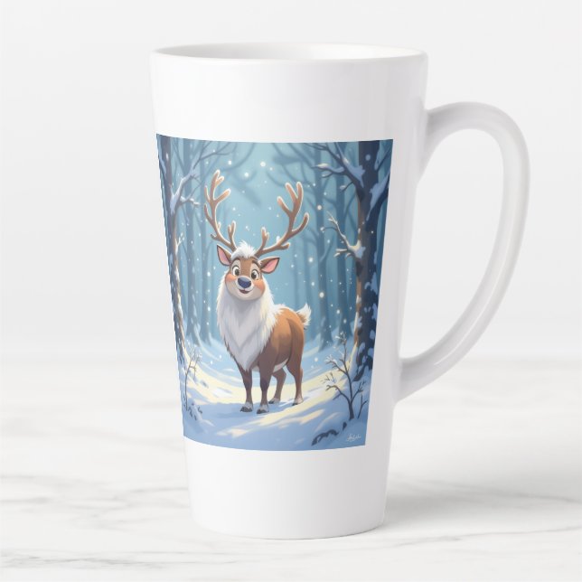 Taza De Café Latte „Weihnachtliche Harmonie“ (Derecha)