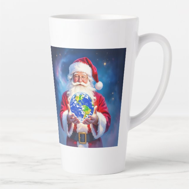 Taza De Café Latte „Weihnachtliche Harmonie“ (Derecha)