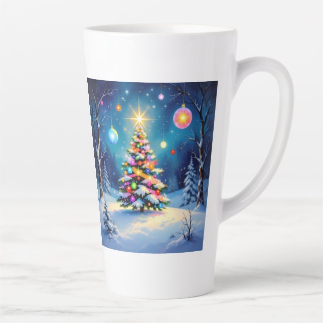 Taza De Café Latte „Weihnachtliche Harmonie“ (Derecha)