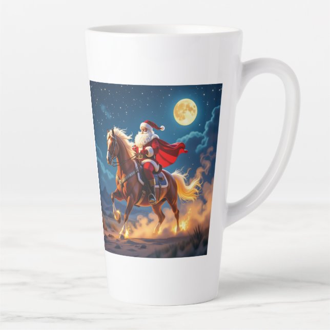 Taza De Café Latte „Weihnachtliche Harmonie“ (Derecha)