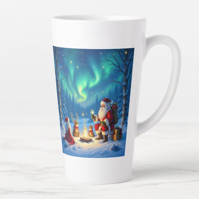 Taza De Café Latte „Weihnachtliche Harmonie“ (Derecha)