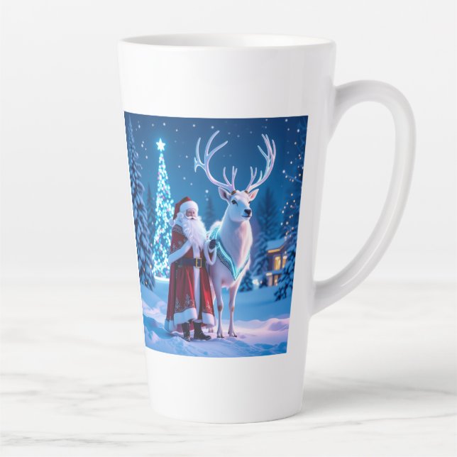 Taza De Café Latte „Weihnachtliche Harmonie“ (Derecha)
