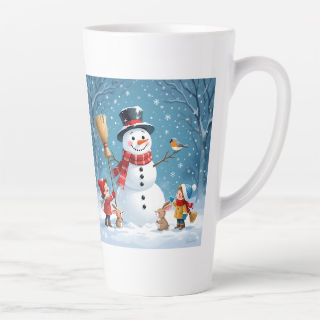 Taza De Café Latte „Weihnachtliche Harmonie“ (Derecha)