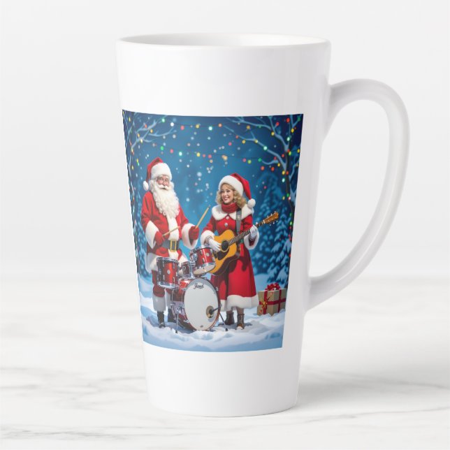 Taza De Café Latte „Weihnachtliche Harmonie“ (Derecha)