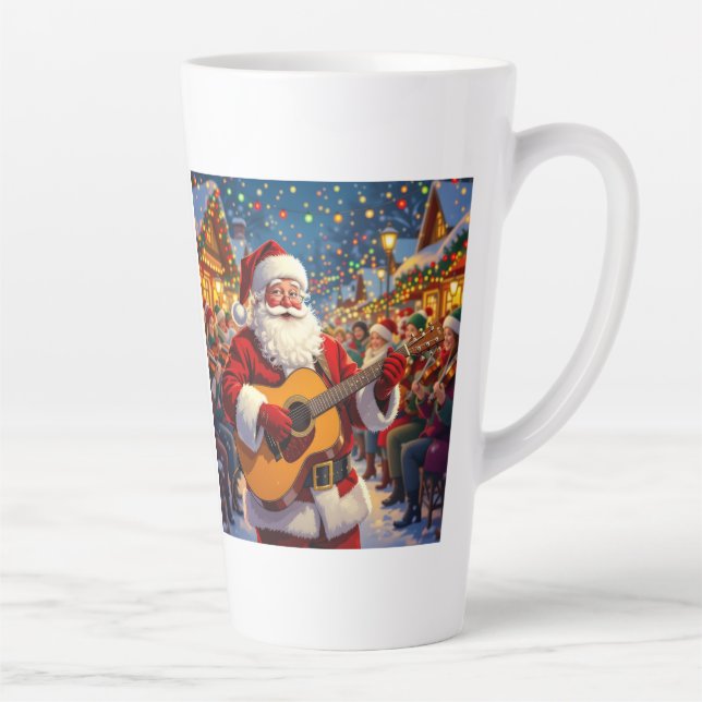 Taza De Café Latte „Weihnachtliche Harmonie“ (Derecha)