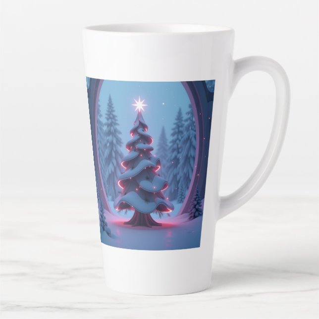 Taza De Café Latte „Weihnachtliche Harmonie“ (Derecha)