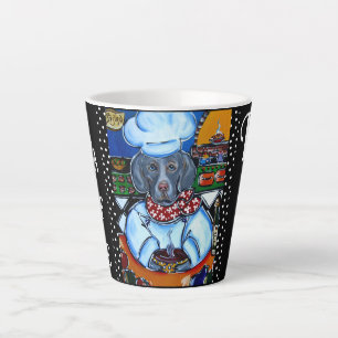TAZA DE CAFÉ LATTE WEIMARANER
