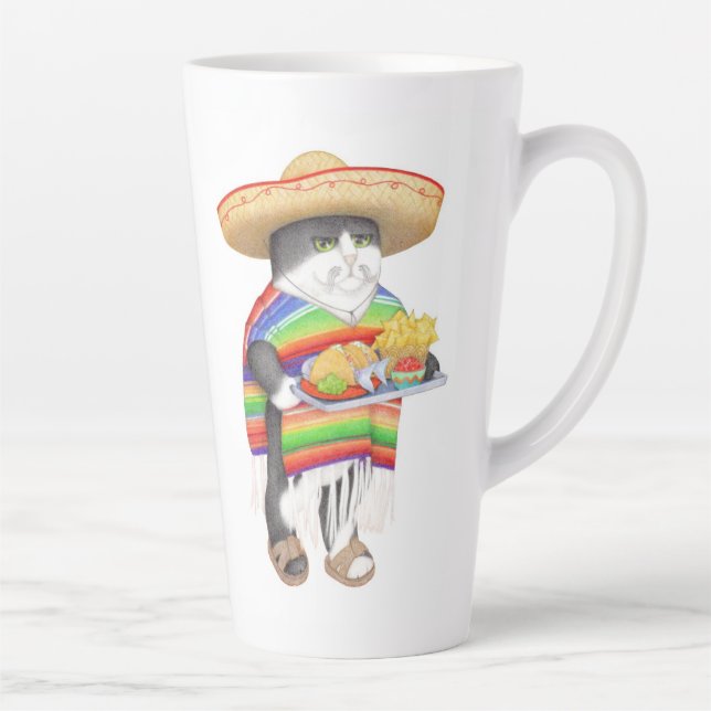 Taza De Café Latte WENDELITO Tall Latte Mug (Derecha)