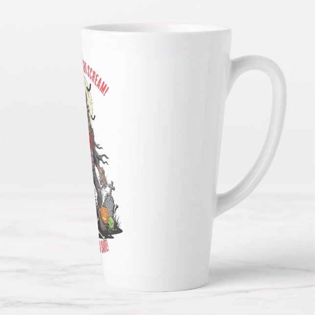 Taza De Café Latte 🐺 Werewolf Halloween Mug 🎃 💀 (Derecha)