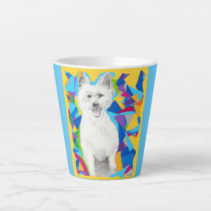 Taza De Café Latte West Highland Terrier Latte Mug