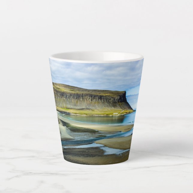 Taza De Café Latte Westfjords, Islandia (Anverso)