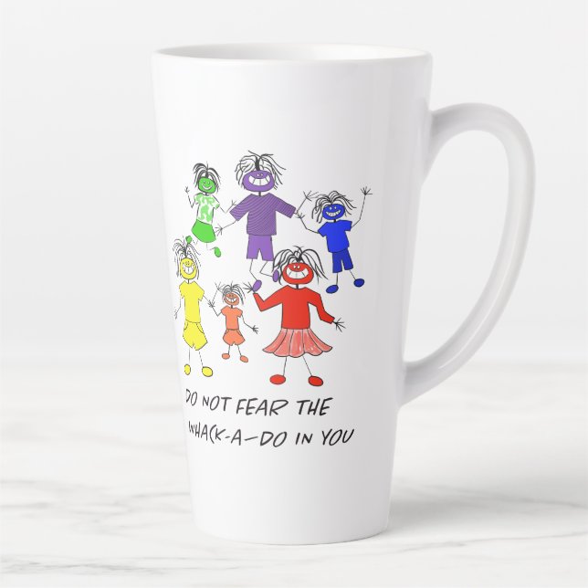 Taza De Café Latte Whack-A-Do (Derecha)