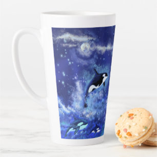 Taza De Café Latte Whale Latte Mug