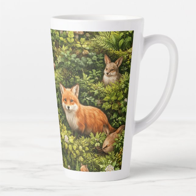 Taza De Café Latte Whispers of the Forest (Derecha)