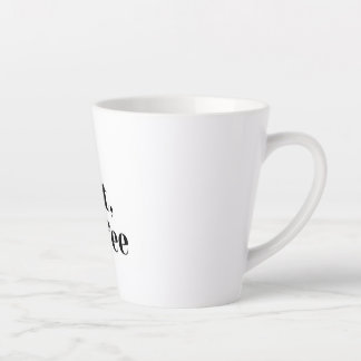 Taza De Café Latte White mug With desing