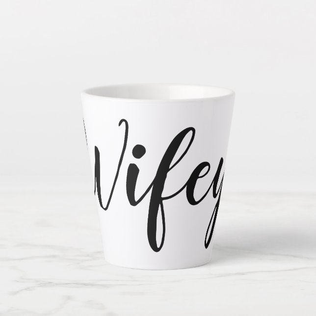 Taza De Café Latte Wifey (Anverso)