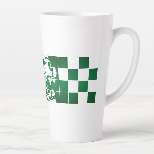 Taza De Café Latte Wildcats de la Unión Wayland #5 (Derecha)