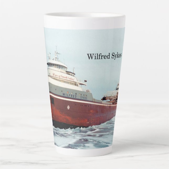 Taza De Café Latte Wilfred Sykes 50th Anniv. latte mug (Anverso)