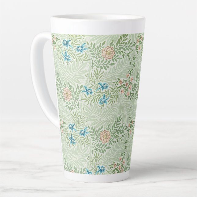 Taza De Café Latte William Morris Larkspur (Ángulo izquierdo)