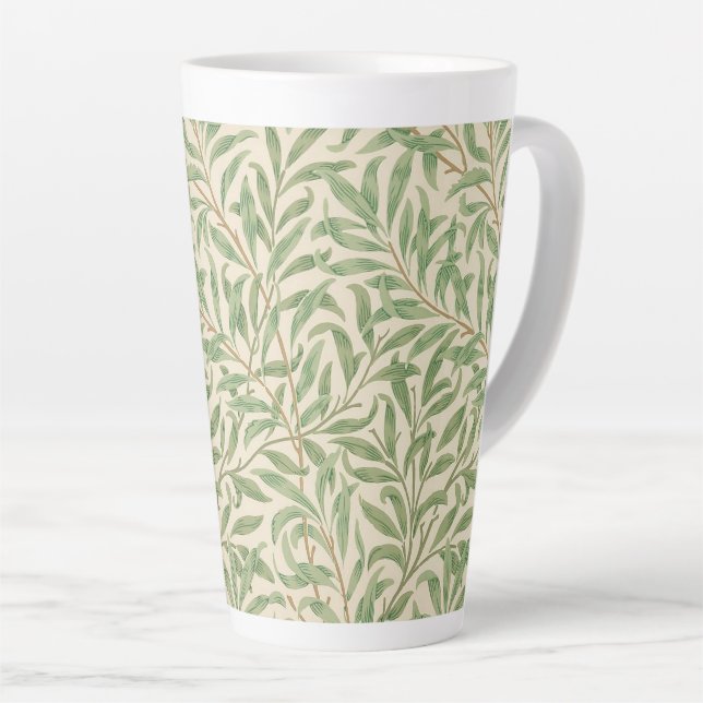 Taza De Café Latte William Morris Willow Bough Garden Flower Classic (Ángulo derecho)