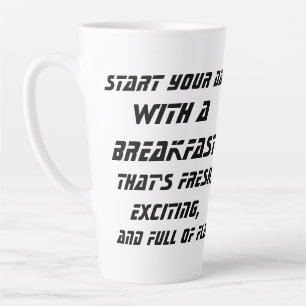 Taza De Café Latte Win Breakfast Latte