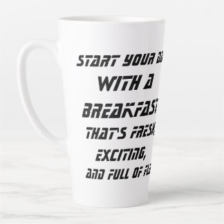Taza De Café Latte Win Breakfast Latte
