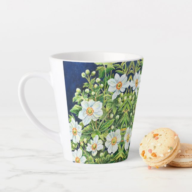 Taza De Café Latte Windflowers de Tahlia: (In situ)