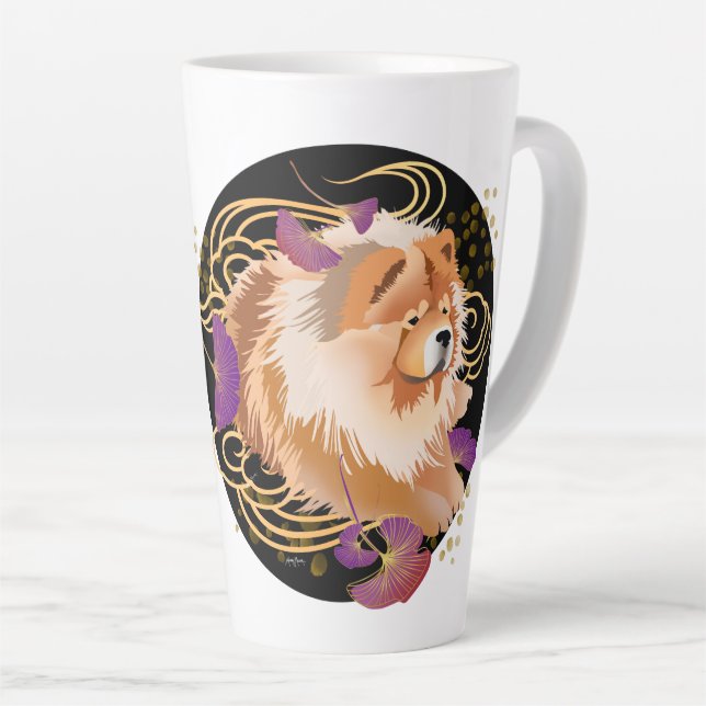 Taza De Café Latte WINDSONG - Mug de latte de 17 onzas (Ángulo derecho)