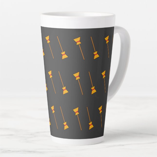 Taza De Café Latte Witch Broom (Ángulo derecho)