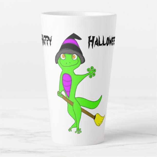 Taza De Café Latte Witch Gecko (Anverso)