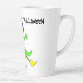 Taza De Café Latte Witch Gecko