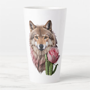 Taza De Café Latte Wolf One Latte Mug