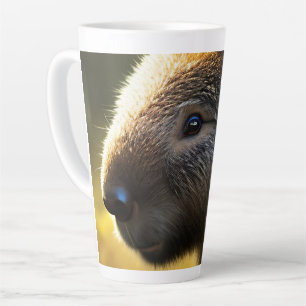 Taza De Café Latte Wombat joven australiano, café latte