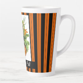 Taza De Café Latte Woodland Fall Harvest Elf